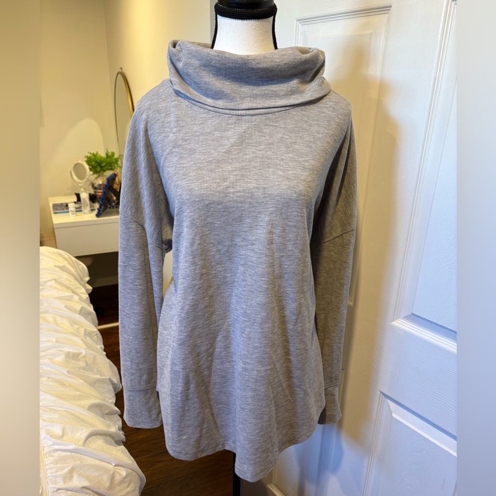 🌷Wind River Waffle Knit Cowl Neck Sweater | Lightweight | 2X 3/$30